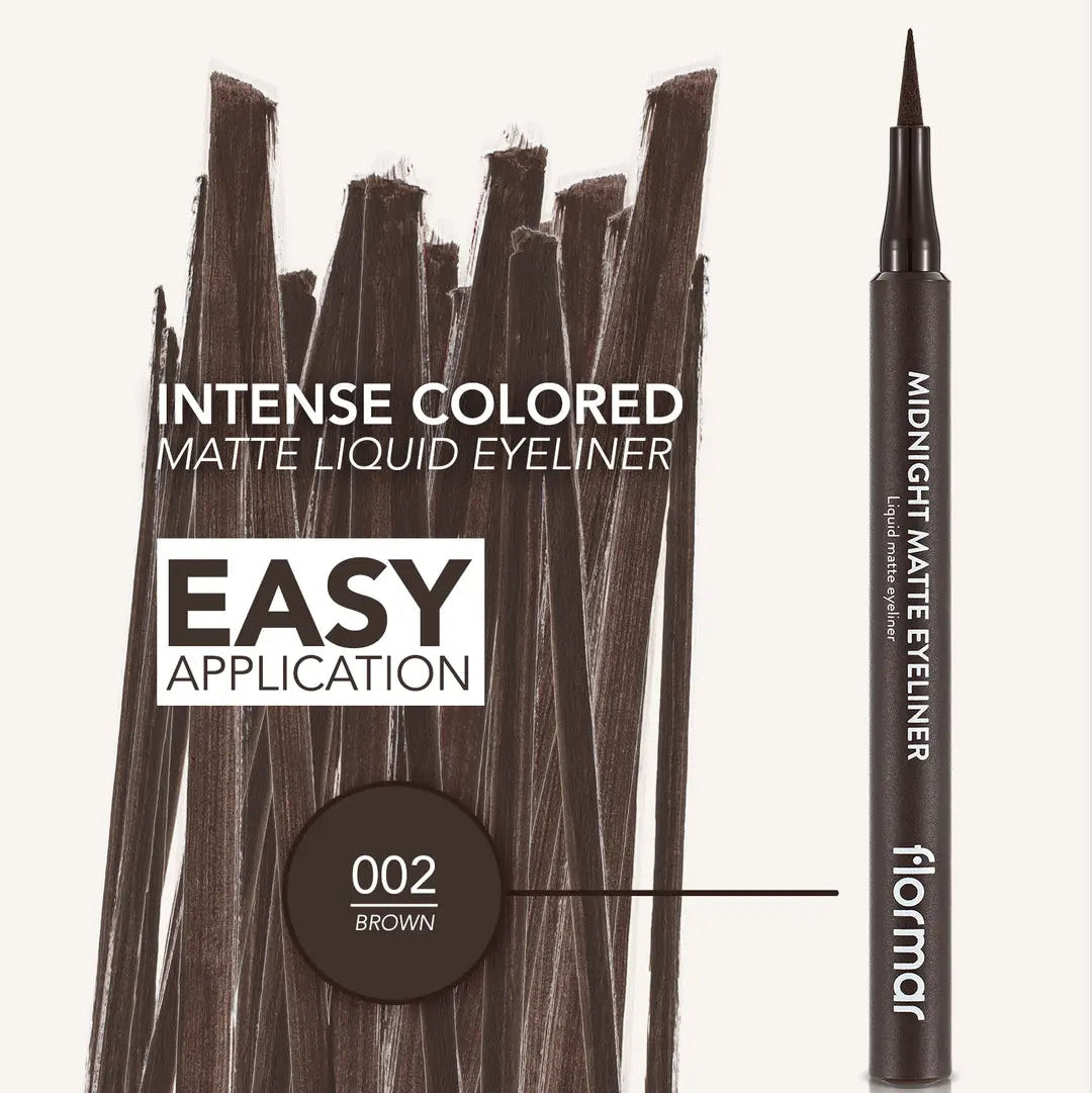 FLORMAR MIDNIGHT MATTE EYELINER