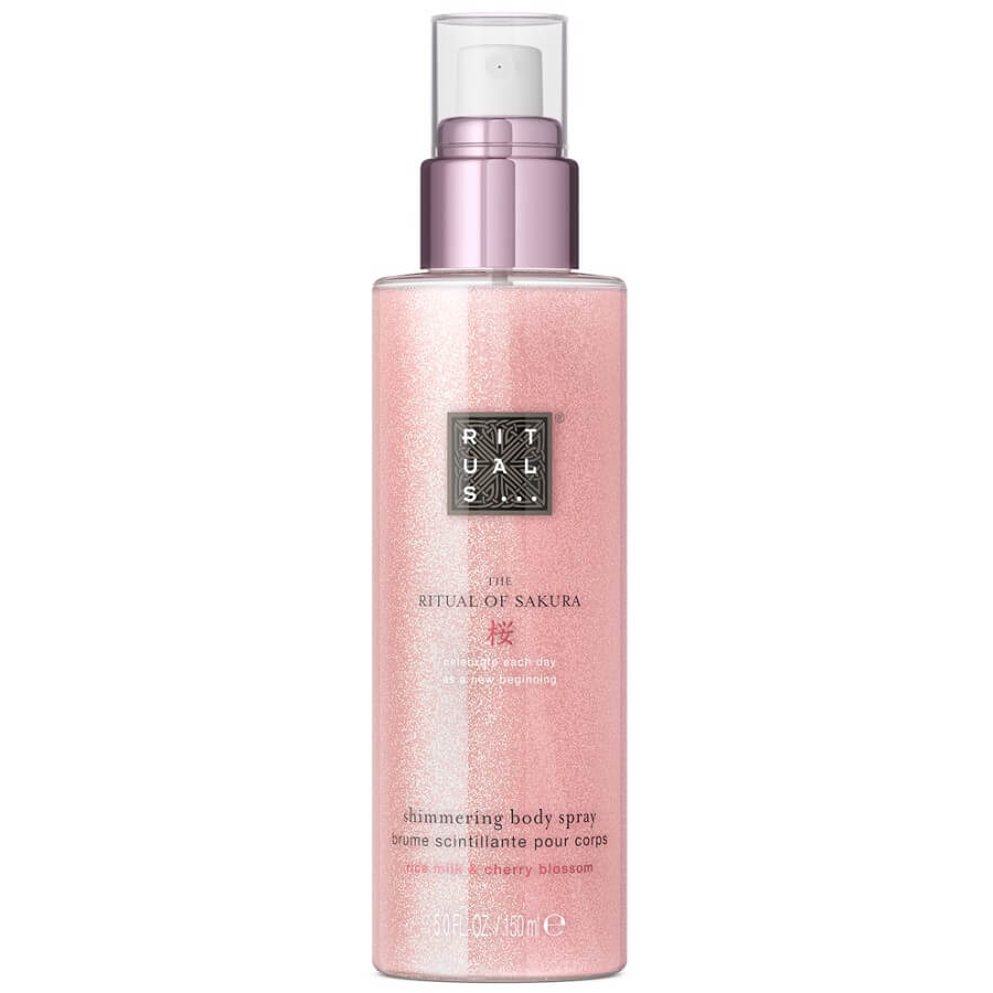 RITUALS THE RITUAL OF SAKURA BRUME SCINTILLANTE POUR LE CORPS RICE MILK AND CHERRY BLOSSOM 150 ML