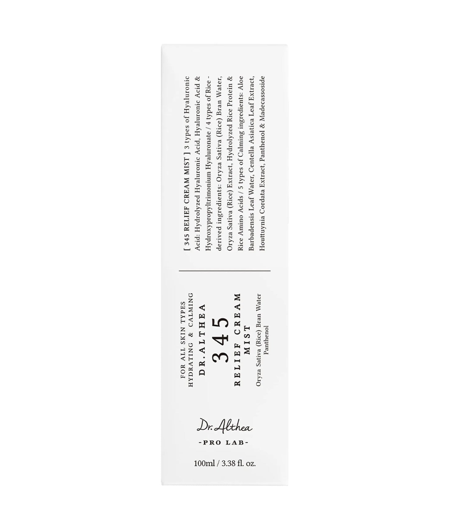 DR. ALTHEA 345 RELIEF CREAM MIST SPRAY 100ML
