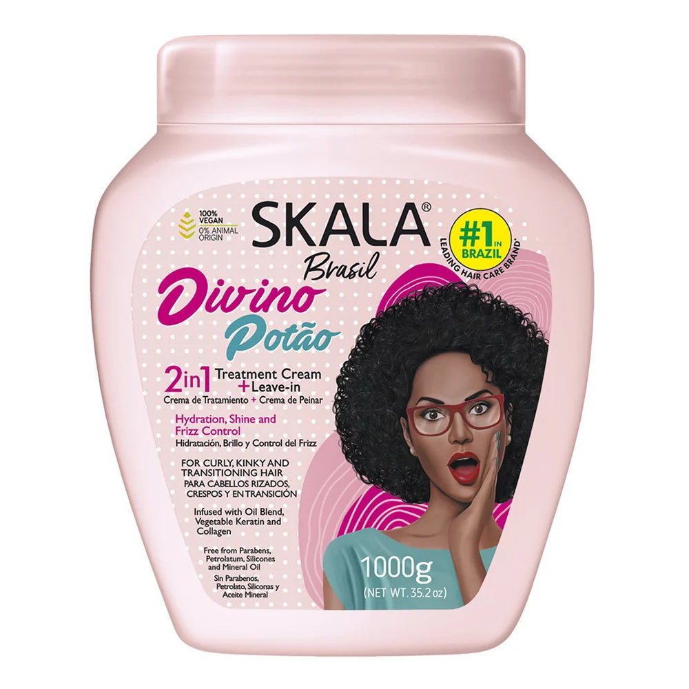 SKALA BRASIL DIVINO POTAO HAIR TREATMENT HYDRATION SHINE AND FRIZZ CONTROL 1000G