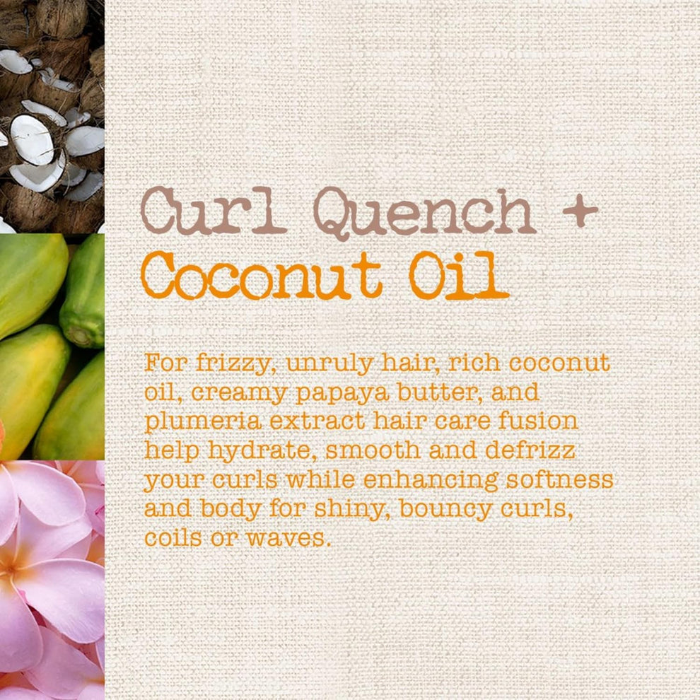 CURL QUENCH + COCONUT OIL CONDITIONER 385ML