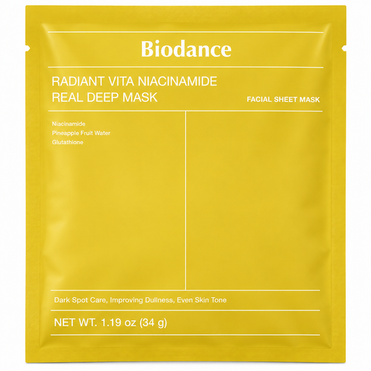 BIODANCE RADIANT VITA NIACINAMIDE REAL DEEP MASK 34G