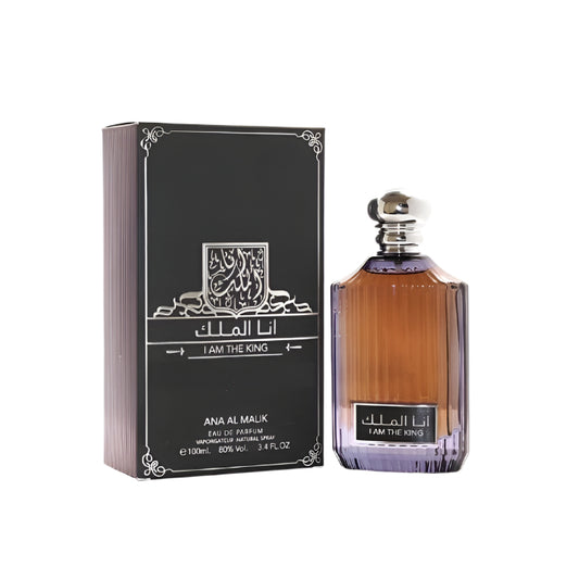 ana al malik, i am the king parfum, ard al zaafaran parfum homme, eau de parfum orientale, parfum homme arabian, parfum longue tenue, parfum arabe homme, parfum pas cher maroc, parfum luxe maroc, ana al malik ard al zaafaran, beautyfamily.ma parfum
