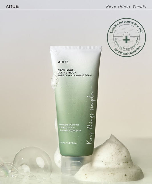 HEARTLEAF QUERCETINOL PORE DEEP CLEANSING FOAM 150ML