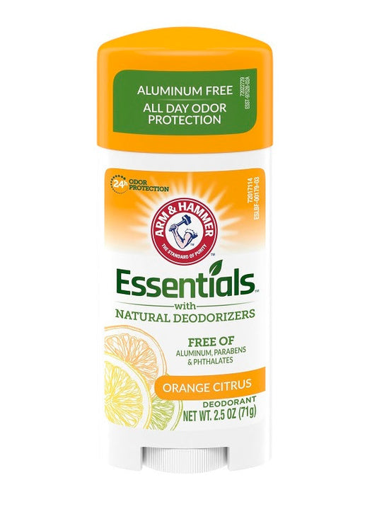 ARM & HAMMER ESSENTIALS™ SOLID DEODORANT ORANGE CITRUS 71G