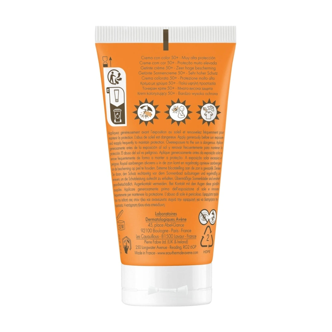 AVÈNE Solaire Crème Teintée Unifiante SPF50+ | 50ml