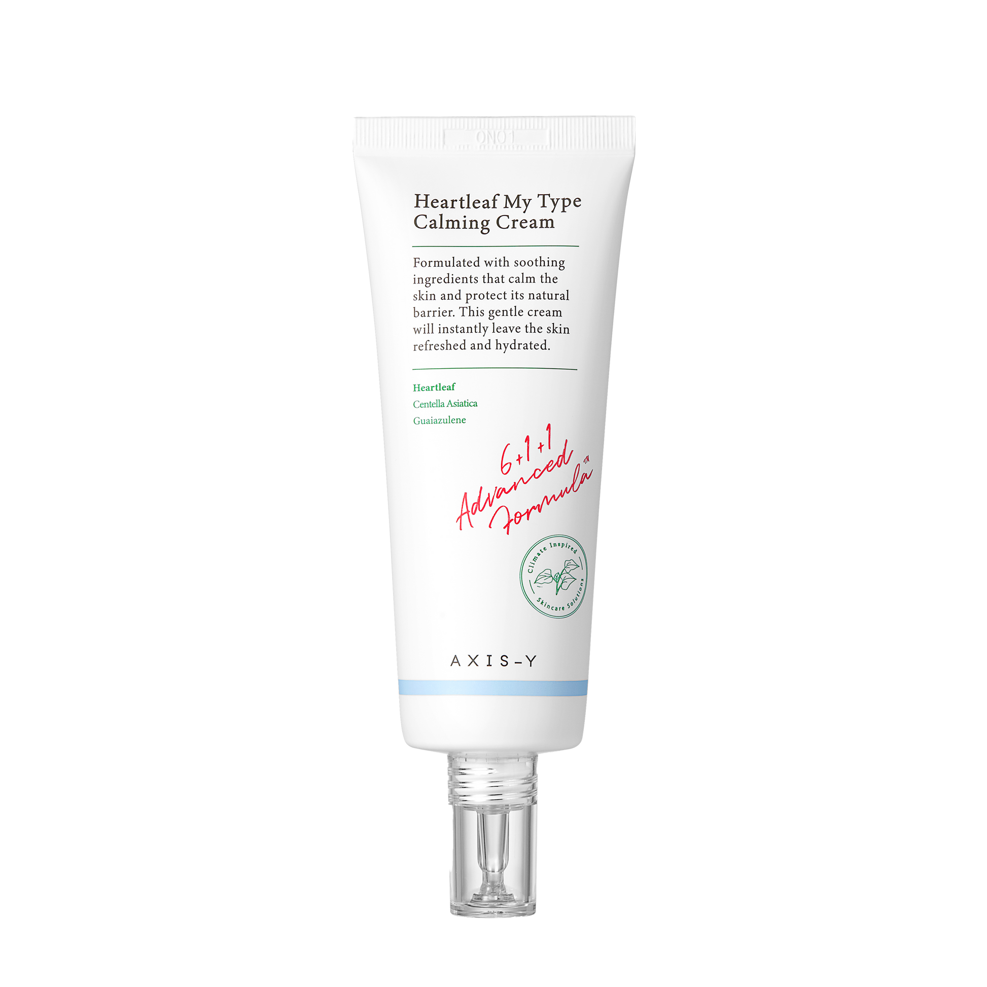 Heartleaf My Type Calming Cream, AXIS-Y calming cream, crème apaisante, crème 60ml, soin apaisant peau, soin peau sensible, Heartleaf crème, hydratation peau, crème anti-irritations, soin anti-rougeurs, crème réparatrice, crème pour peau fragile, hydratation intense, soins anti-stress, crème apaisante visage, BeautyFamily.ma
