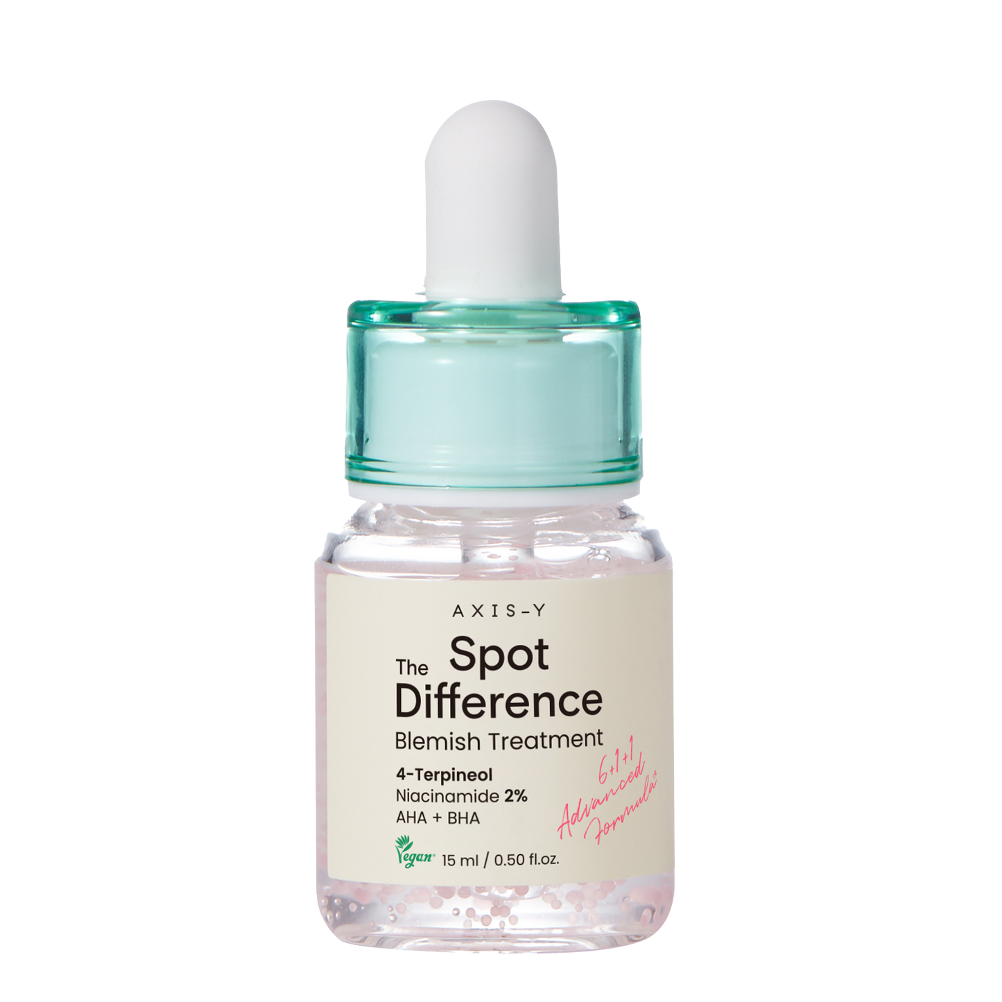 Spot The Difference Blemish Treatment, AXIS-Y blemish treatment, traitement anti-imperfections, soin anti-acné, traitement 15ml, soin ciblé, réduction des boutons, soin anti-taches, soin peau claire,
