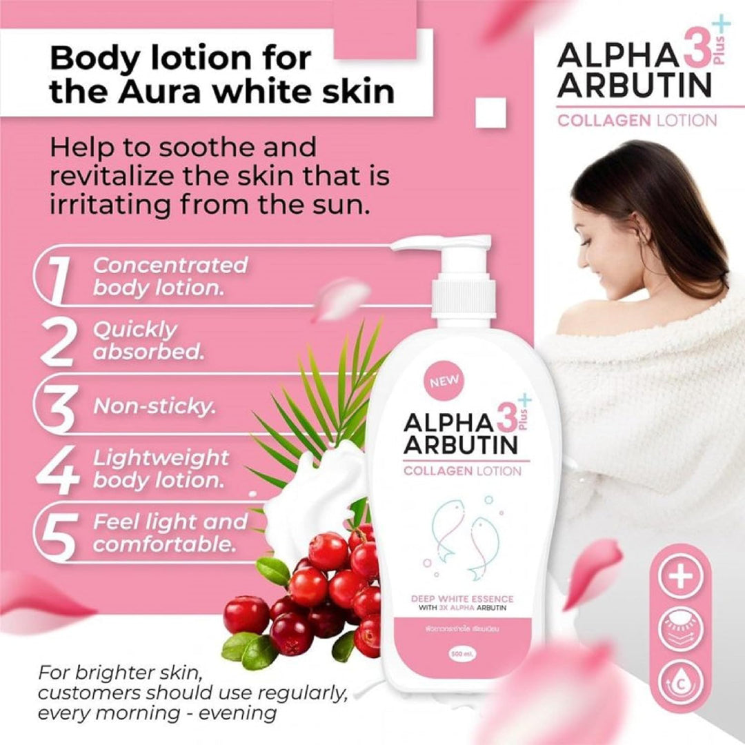 Alpha Arbutin Collagen 3 Plus - COLLAGEN BODY LOTION - 500ml
