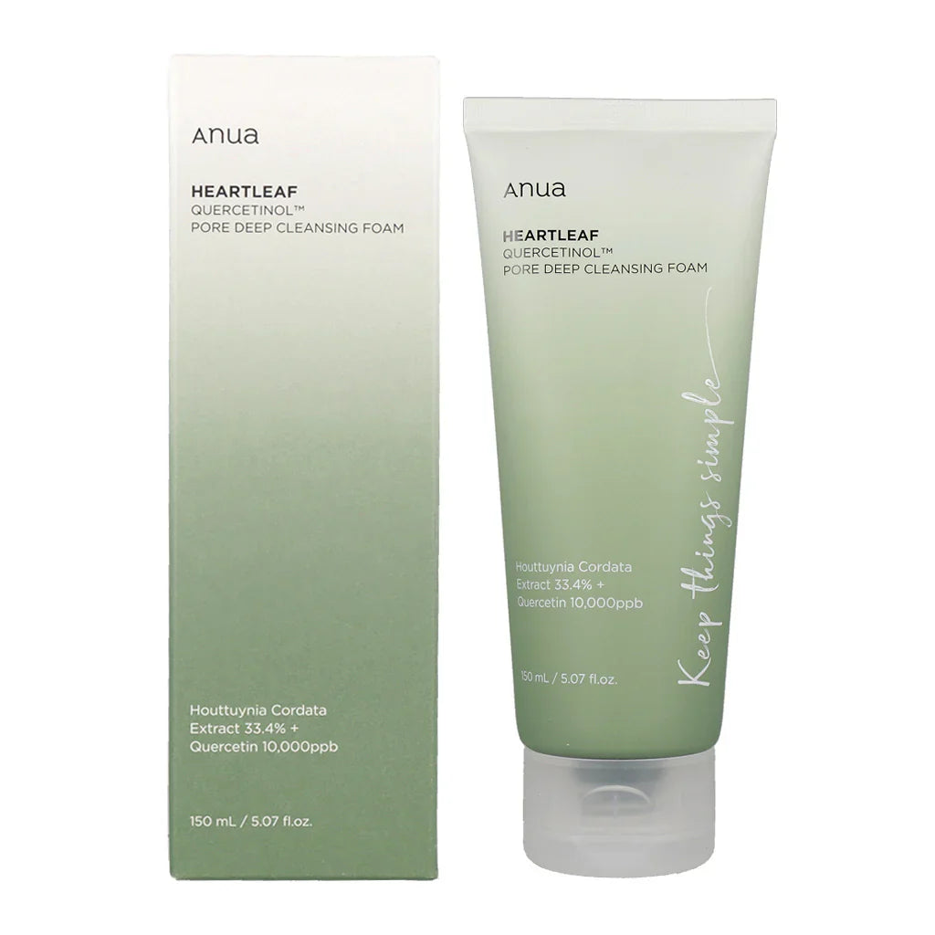 HEARTLEAF QUERCETINOL PORE DEEP CLEANSING FOAM 150ML
