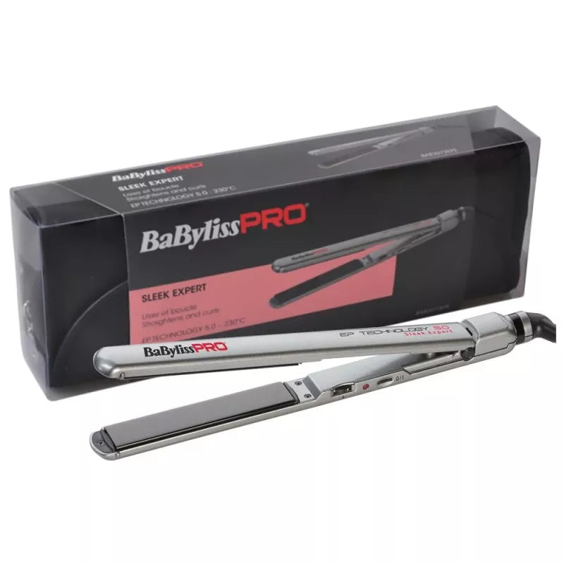 lisseur BabylissPRO Sleek Expert, lisseur professionnel, fer à lisser titane céramique, lisseur cheveux Maroc, Babyliss Sleek Expert, lisseur ionique, appareil coiffure Babyliss, beautyfamily.ma, lisseur haute température, Sleek Expert Babyliss Maroc
