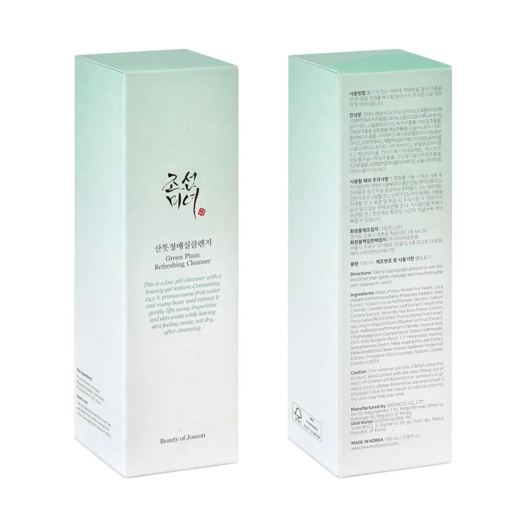 BEAUTY OF JOSEON - GREEN PLUM REFRESHING CLEANSER - 100 ml