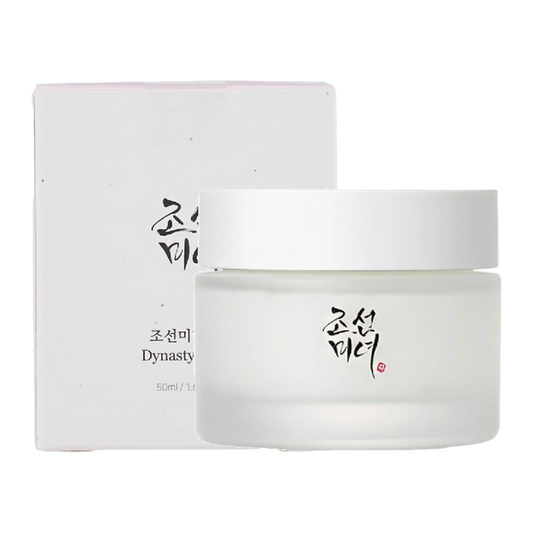 "Beauty of Joseon", "Dynasty Cream", "crème hydratante", "barrière cutanée", "ginseng coréen", "miel", "céramides", "soin anti-âge", "peau sensible", "anti-inflammatoire", "soin visage", "éclat du teint", "fermeté peau", "beautyfamily.ma", "K-beauty Maroc"