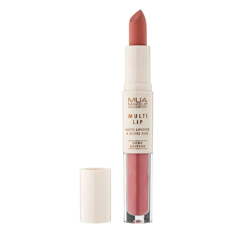 MUA MULTI LIP MATTE LIPSTICK AND GLOSS DUO BLOOM