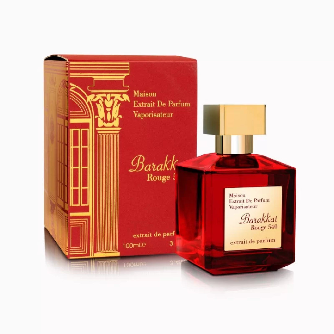 Barakkat Rouge 540 Extrait de Fragrance World Pour Unisexe – 100ml