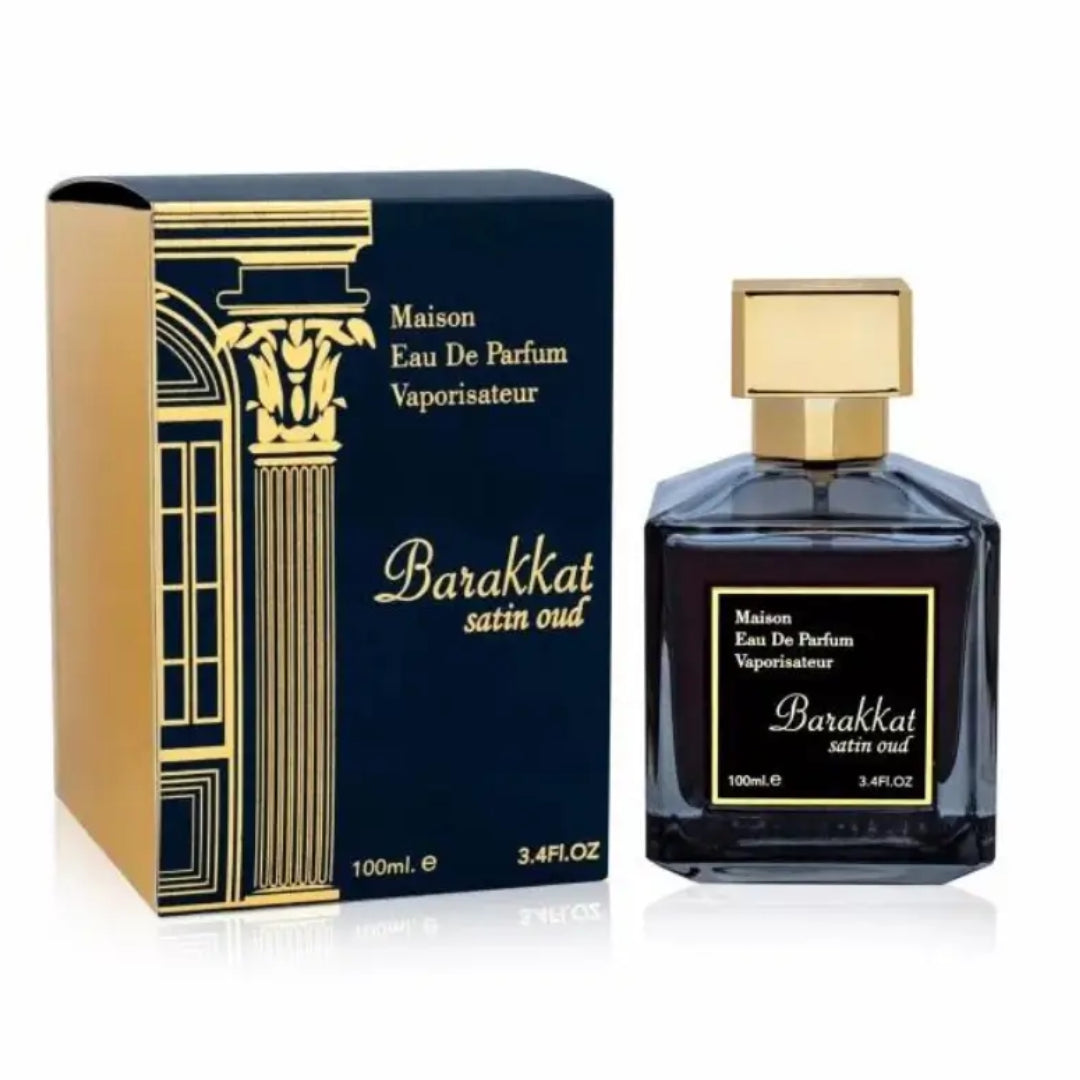 Barakkat Satin Oud Fragrance World Pour Unisexe  – 100ml