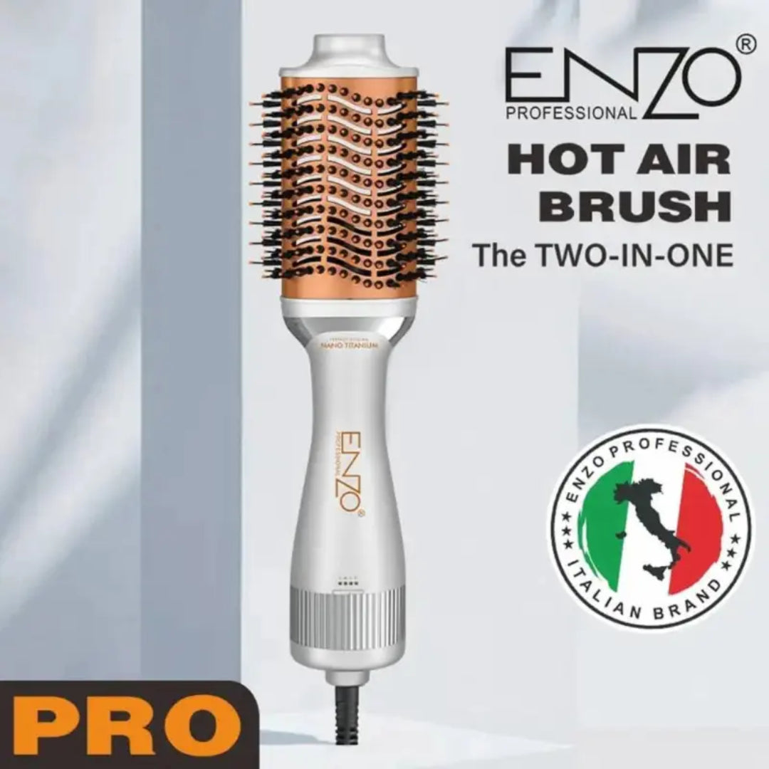 Brosse Chauffante One Step ENZO Nano Titanium 1500W EN-4139