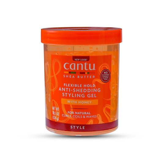 cantu maroc, gel coiffant cheveux bouclés, anti-chute cheveux crépus, gel sans alcool au miel, beautyfamily.ma, styling gel cantu, soin cheveux texturés, cantu anti-shedding

