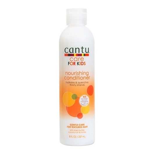 Cantu Kids Maroc, Cantu après-shampoing enfant, cheveux bouclés enfant, soin cheveux frisés enfants, Cantu nourrissant 237ml, après-shampoing sans sulfate enfant, démêlant Cantu Kids, BeautyFamily.ma Cantu

