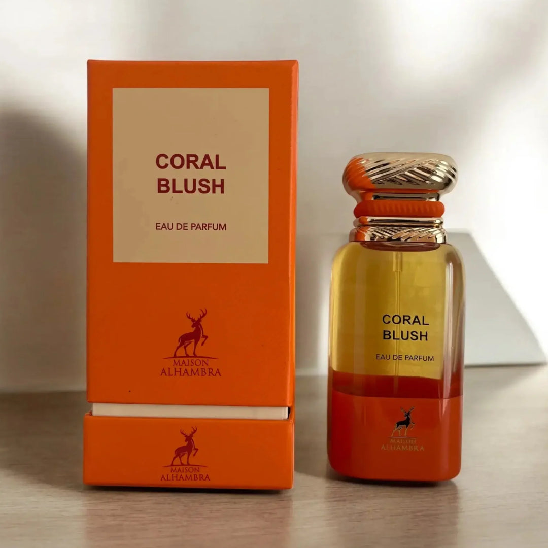 CORAL BLUSH Eau de Parfum Maison Alhambra Unisexe - 80ml