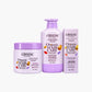 CRYSTAL ORGANIC HAIR CARE FOR FRIZZY & DAMAGED HAIR SHAMPOO + MASK + SERUM PACK