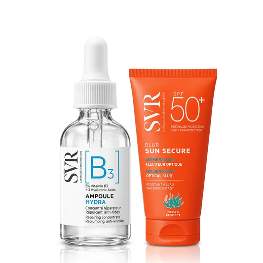 SVR PACK [B3] AMPOULE HYDRA 30 ML = SUN SECURE BLUR SPF50+ 15 ML OFFERT