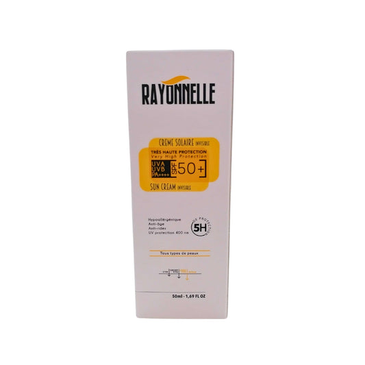 écran solaire invisible, crème solaire SPF 50 Maroc, protection UVA UVB, Rayonnelle solaire Maroc, crème solaire visage anti-âge, solaire non comédogène, écran solaire peau sensible, Rayonnelle beautyfamily, protection soleil forte
