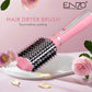 ENZO Brosse sèche-cheveux 3 en 1 de meilleure qualité pour salon Cordon d'alimentation Peigne à air chaud Fer à lisser et boucler EN-6220