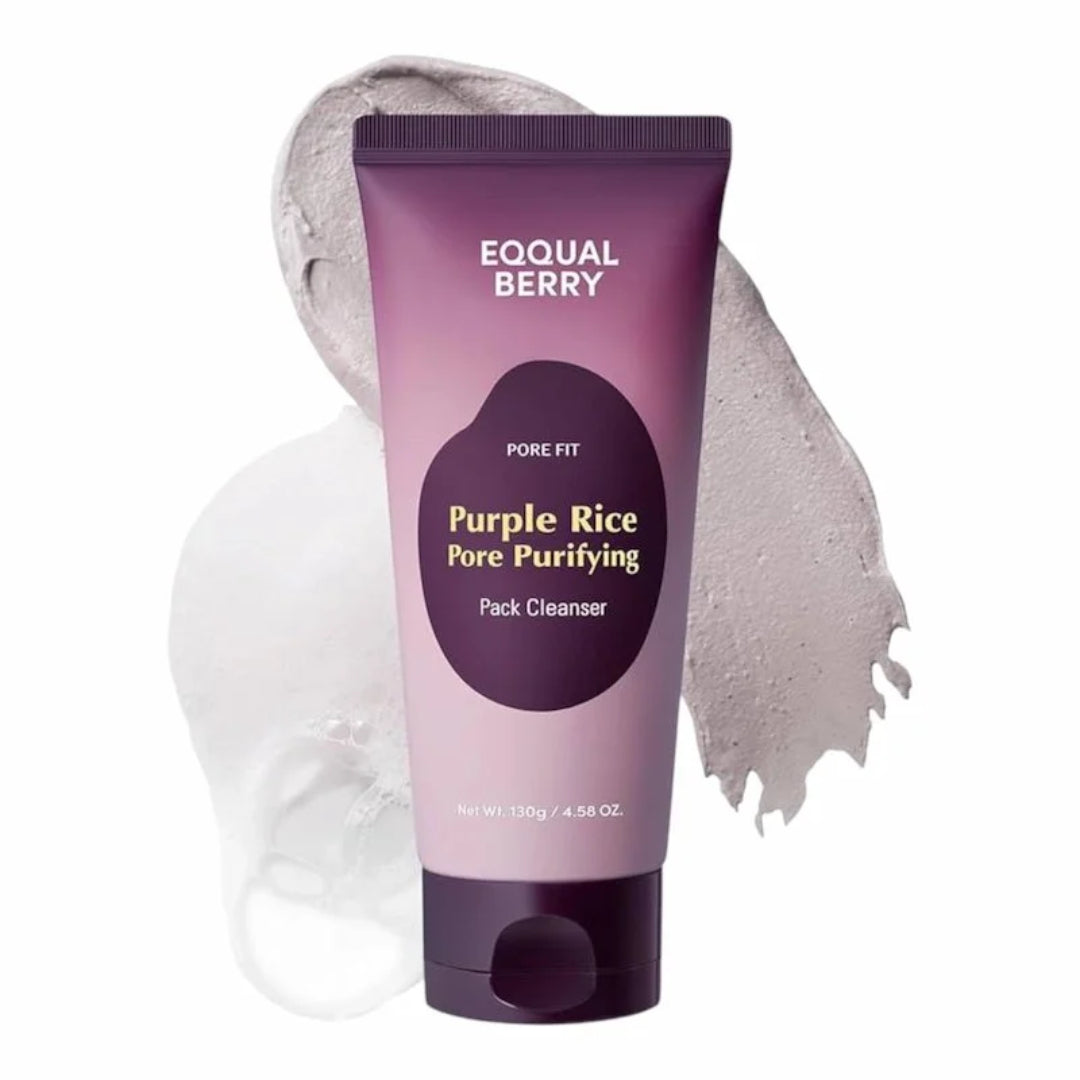 EQQUAL BERRY - Purple Rice Pore Purifying Pack Cleanser - 130g