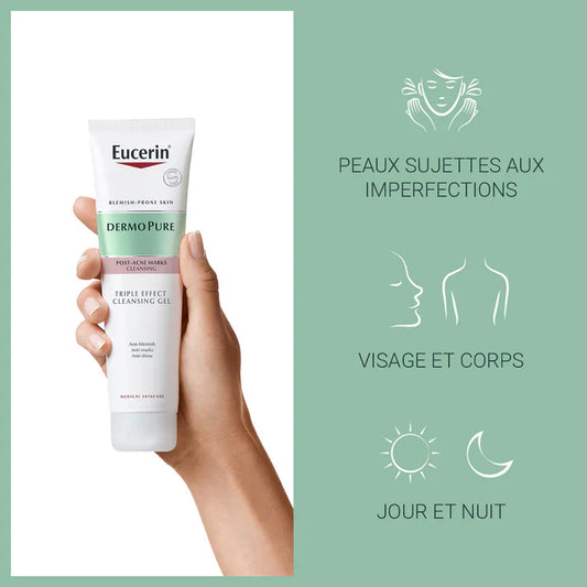 DERMOPURE GEL NETTOYANT TRIPLE ACTION 150ML