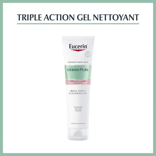 EUCERIN DERMOPURE GEL NETTOYANT TRIPLE ACTION 150ML
