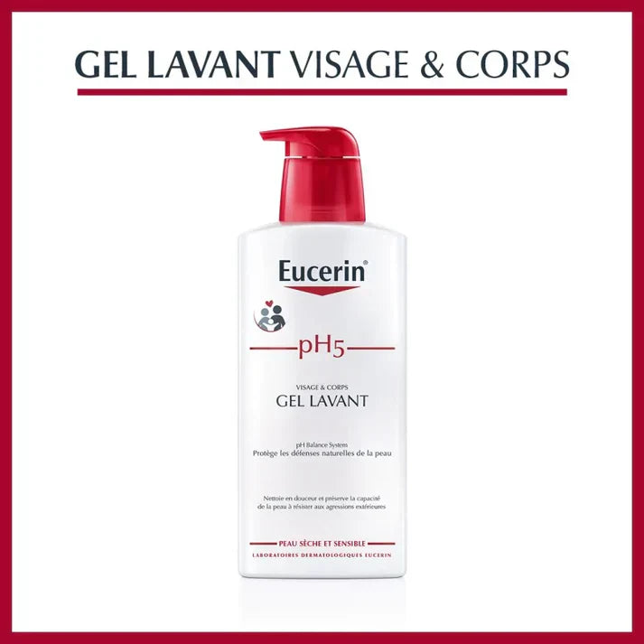 EUCERIN PH5 PROTECTION GEL LAVANT VISAGE ET CORPS 400ml