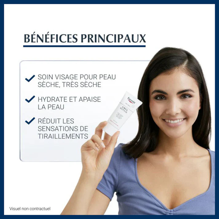 UREAREPAIR CRÈME VISAGE 5% D'URÉE 50ML