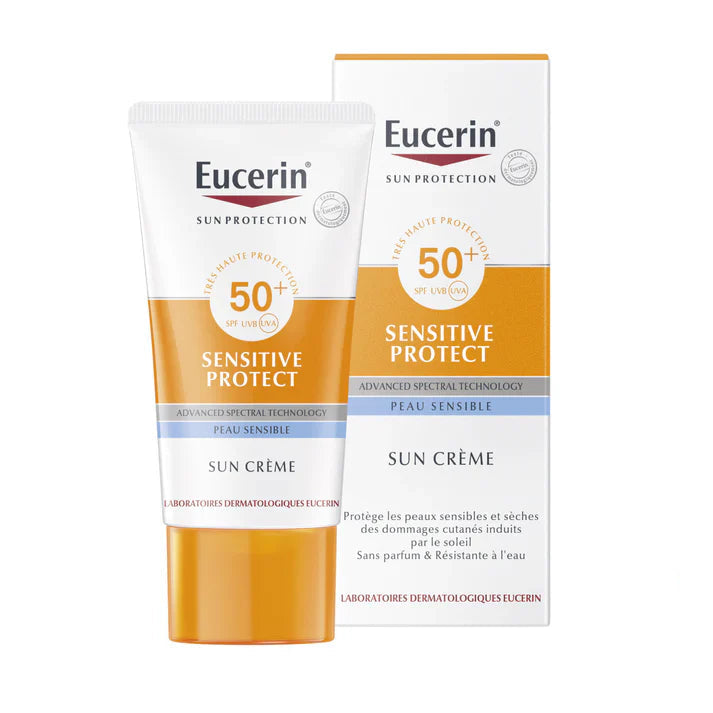 EUCERIN SUN PROTECTION SENSITIVE PROTECT SUN CRÈME SPF50+ 50ML