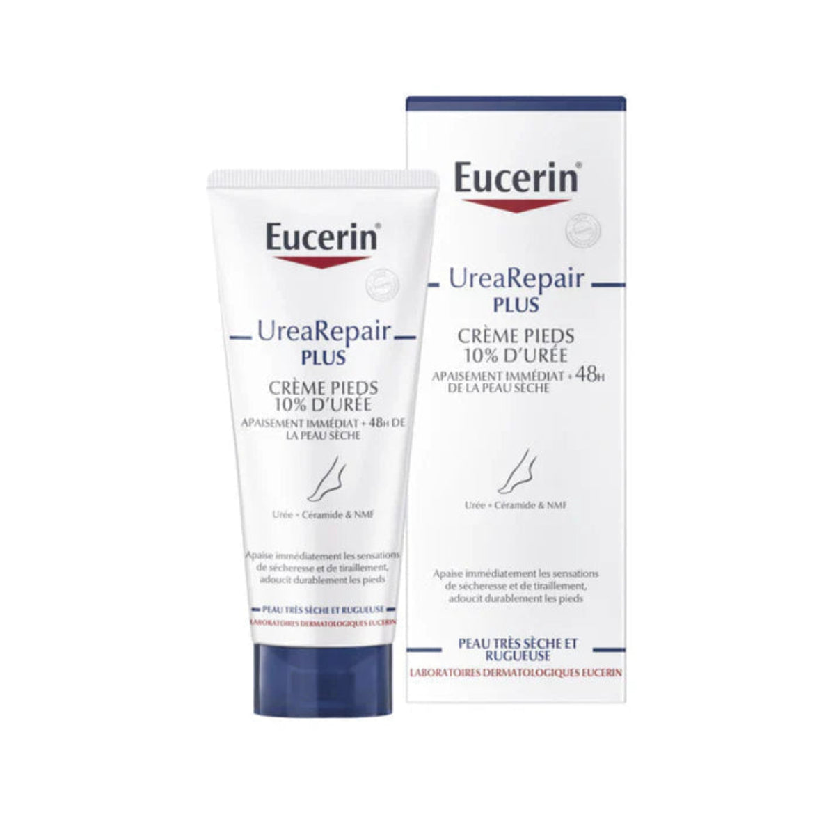 eucerin crème pieds, crème pieds 10% urée, eucerin uréa maroc, soin pieds secs eucerin, crème réparatrice talons, crème pieds eucerin maroc, eucerin urearepair plus maroc, soin pieds peau sensible, crème pieds diabétiques
