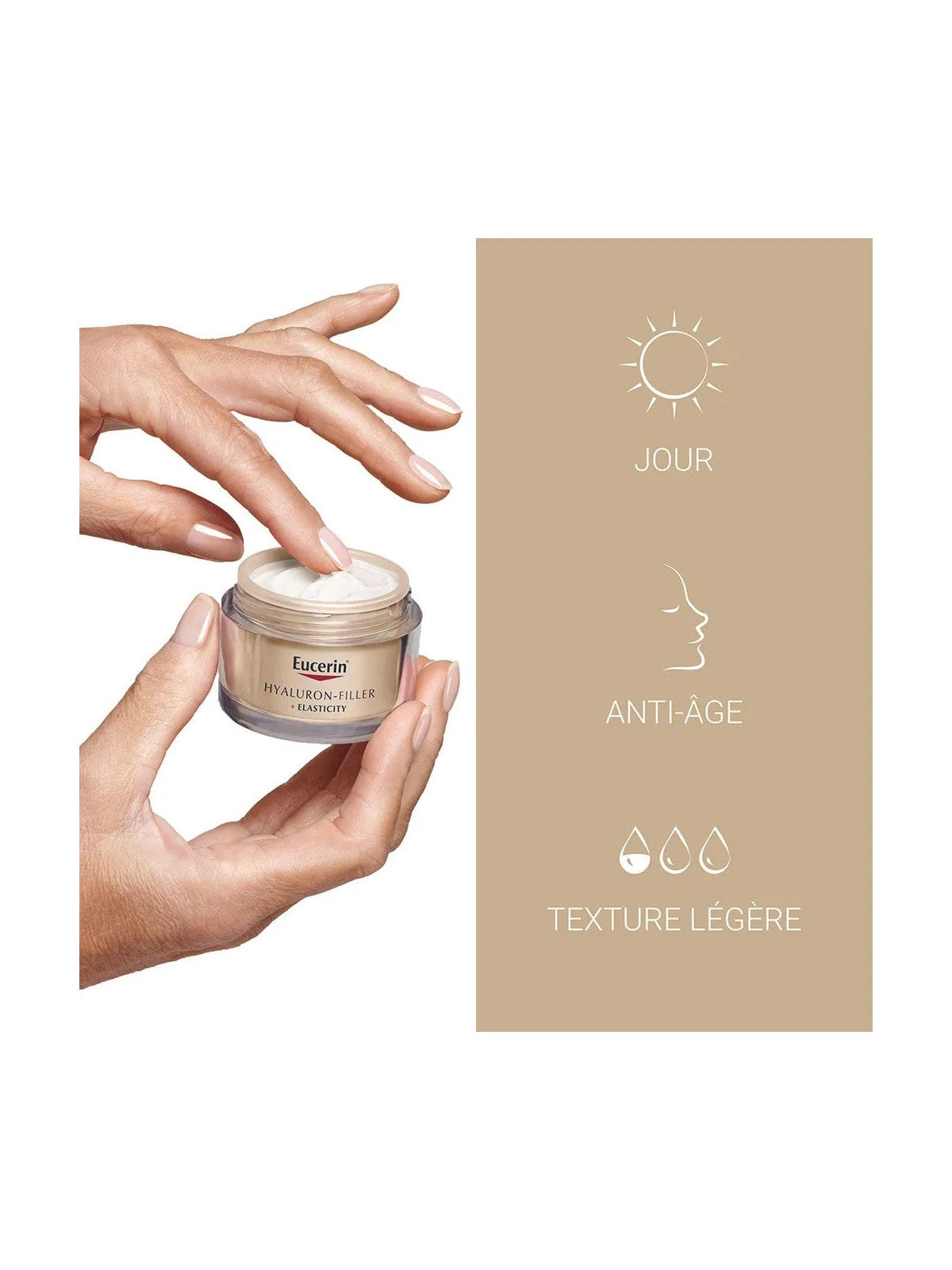 Eucerin Hyaluron-Filler + Elasticity soin de jour SPF 15 50ml