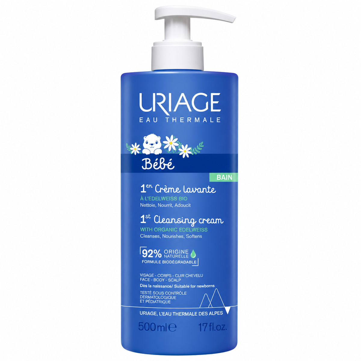 URIAGE BÉBÉ 1ÈRE CRÈME LAVANTE 500 ML