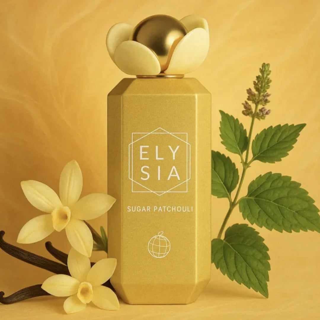 ELYSIA SUGAR PATCHOULI Eau De Parfum Fragrance World Unisexe – 100ml