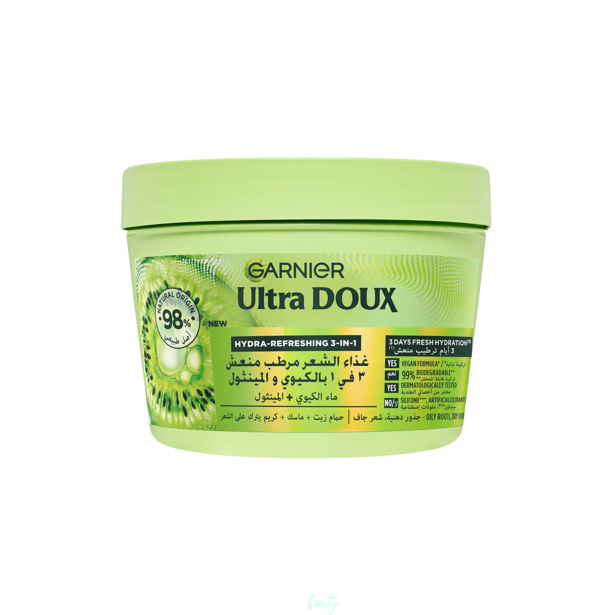 GARNIER ULTRA DOUX HAIR FOOD KIWI 390 ML