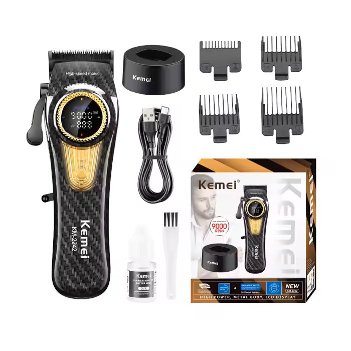 KEMEI KM-2242 TONDEUSE À CHEVEUX PROFESSIONNELLE SANS FIL