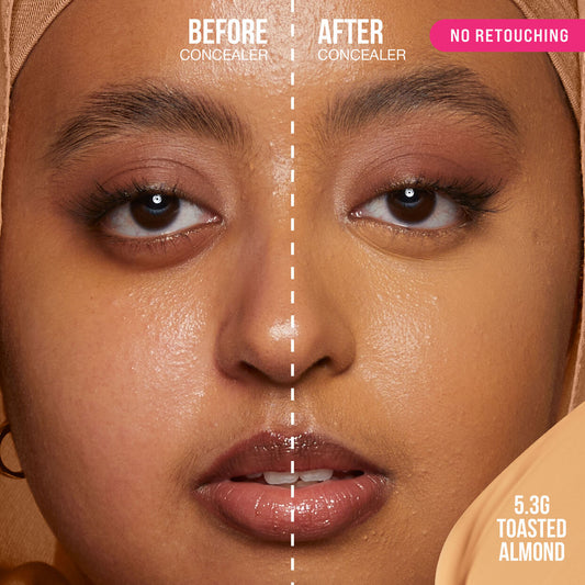 HUDA BEAUTY, FauxFilter Luminous Matte Concealer, concealer HUDA BEAUTY, correcteur de teint, anti-cernes, couvrance modulable, fini mat lumineux, longue tenue, waterproof, anti-transfert, vegan, sans parfum, sans alcool, correcteur contour des yeux, maquillage teint, HUDA BEAUTY Maroc, acheter HUDA BEAUTY Maroc, beautyfamily.ma