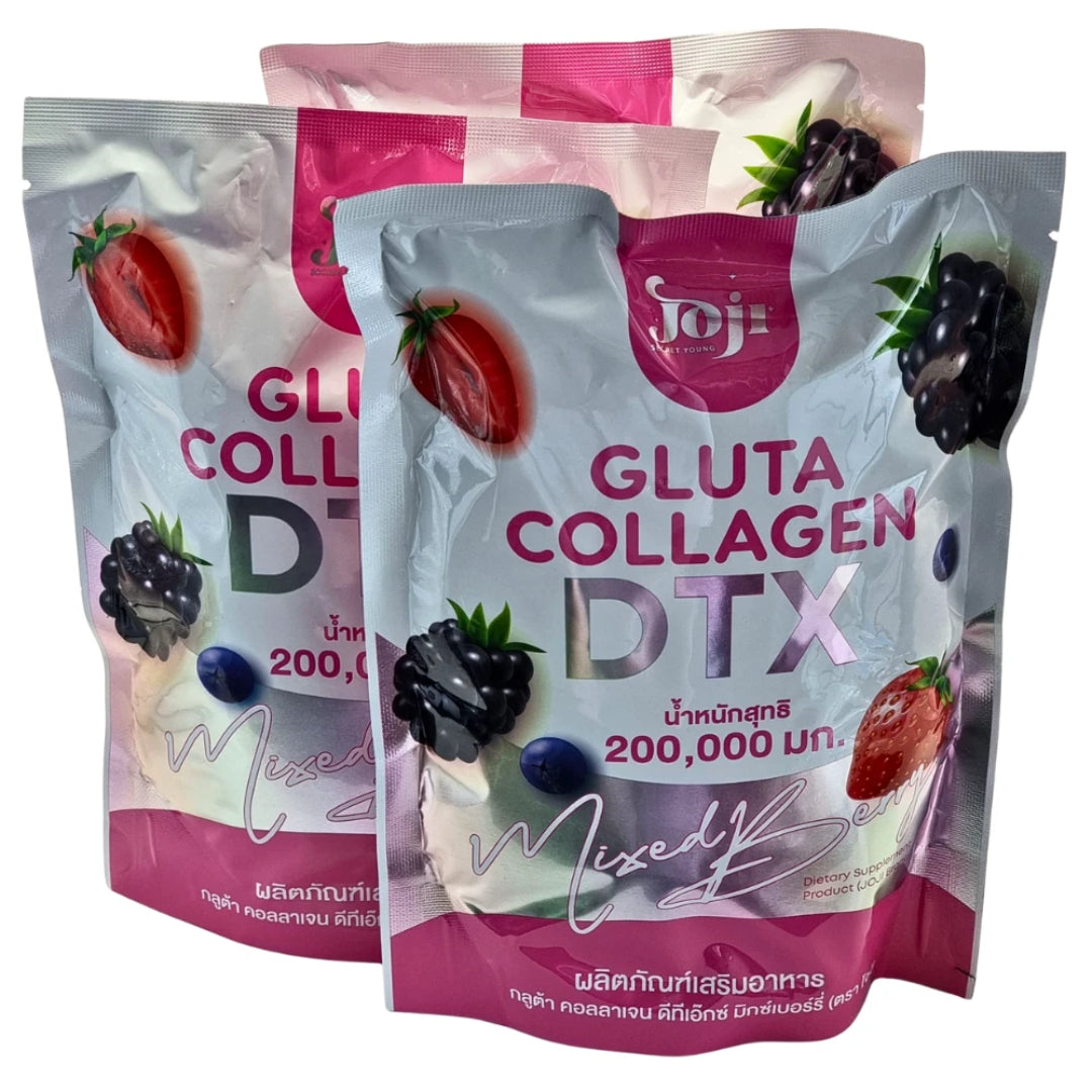 JOJI Gluta Collagen DTX – Saveur Fruits Rouges (10 sachets x 20g)