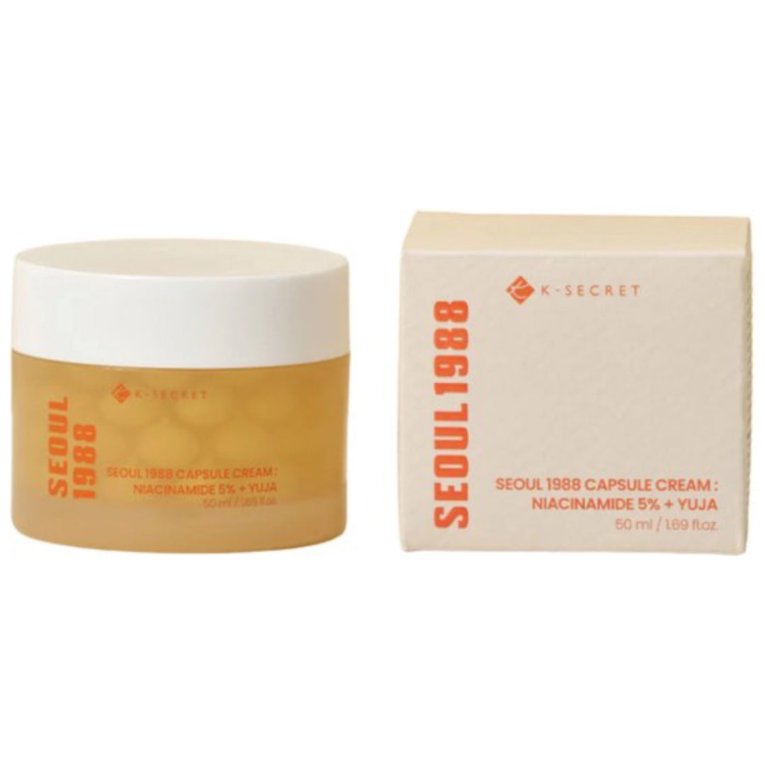 K-Secret Seoul 1988 Capsule Cream Niacinamide 5% + Yuja - 50ml