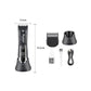 KEMEI KM-1845 Kit Tondeuse Zone Sensible et intime Corps -Afficheur LCD - Lavable et douce - Noir