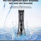 KEMEI KM-1845 Kit Tondeuse Zone Sensible et intime Corps -Afficheur LCD - Lavable et douce - Noir