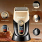 KEMEI KM-3209 Rasoir à barbe rechargeable, électrique pour hommes, tondeuse à poils flottante, appareil de rasage pour le visage