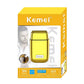 KEMEI KM-TX1 Rasoir électrique rechargeable Avec chargement USB, en métal, pour homme.