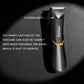KEMEI KM-3208 – Tondeuse corps étanche, USB rechargeable, batterie 600mAh