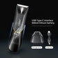 KEMEI KM-3208 – Tondeuse corps étanche, USB rechargeable, batterie 600mAh