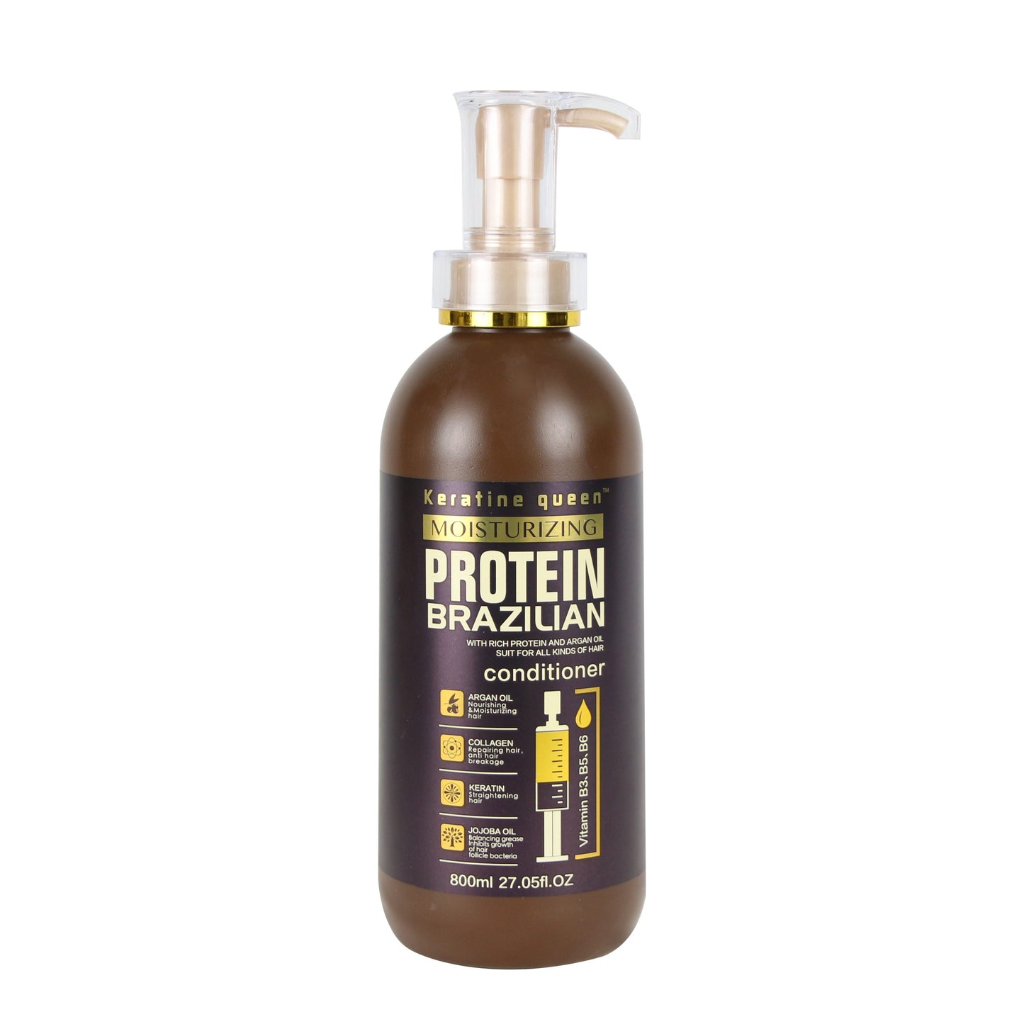 KERATINE QUEEN MOISTURIZING PROTEIN BRAZILIAN CONDITIONER 800ML